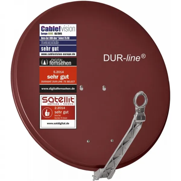 DUR 라인 선택 75/80 x 3cm trs 잘 포물선 안테나 - 포물선 알루미늄, 단일상품, 단일상품