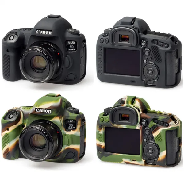 아이디스킨 캐논 EOS 5D Mark4 젤리 실리콘 케이스, 1개, 캐논 EOS 5D Mark4-카모플라쥬