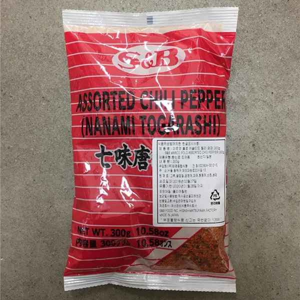 일본식자재 S B 시치미 시찌미 일본 향신료 300g 1개, 1