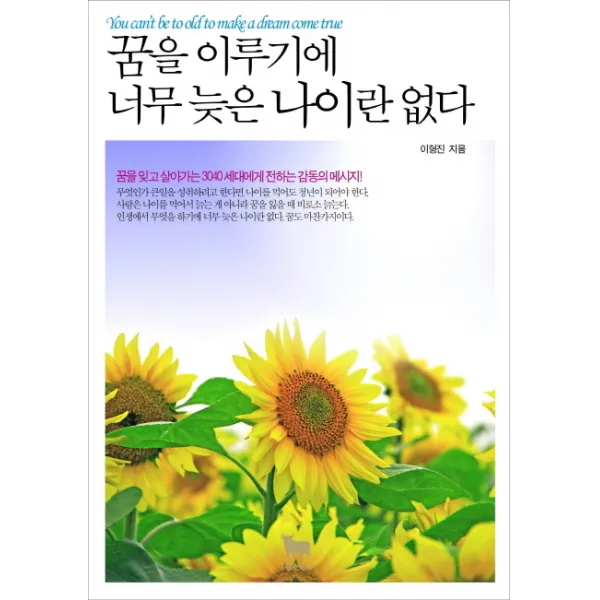 꿈을 이루기에 너무 늦은 나이란 없다:꿈을 잊고 살아가는 3040 세대에게 전하는 감동의 메시지, 황소북스