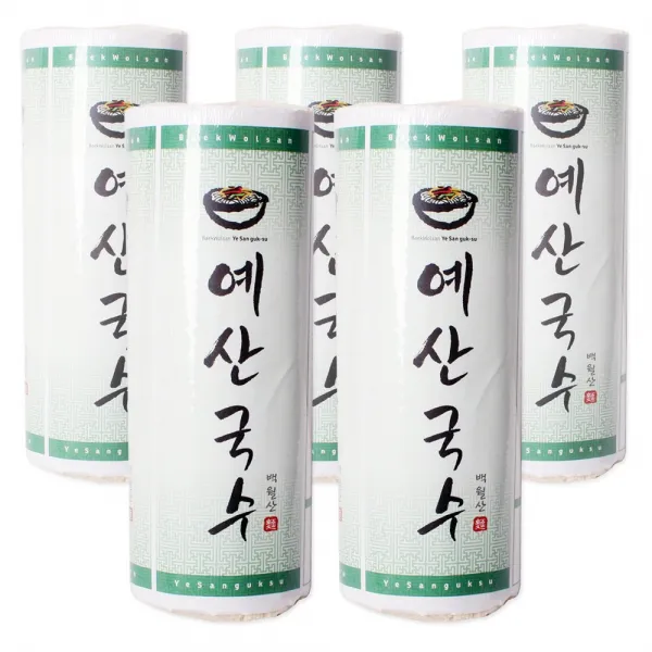 예산국수 중면 1200g, 5개, 1200g