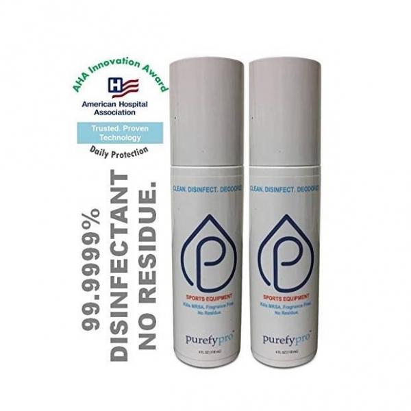 [아마죤베스트] PUREFY Purefypro Disinfectant Spray No Rinse Residue Kills 99.9999% Norovirus 독감 바이러스 곰팡이 약물 내성 세균 Flu Virus Fungi Drug Resistant 4oz, 2개