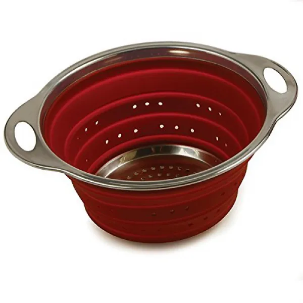 Norpro Silicone Knockdown Colander Norpro 실리콘 넉다운 소실 1