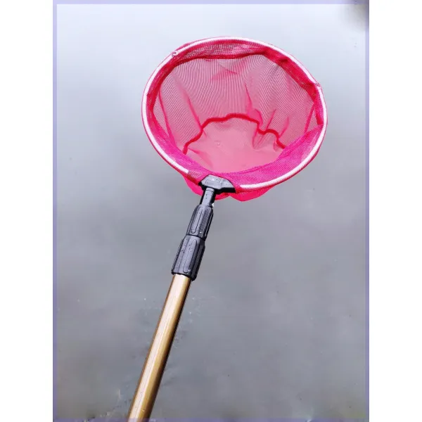 조이스틱 어망 물고기잡이망 작은통 낚시 빅사이즈 핸들 공구 벌레, 1개, T13-다갈색 2베이지추가 25망사 1MM(접히지않음)-Q