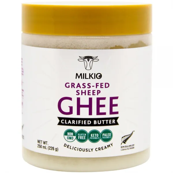 S. N. FOOD MILKIO PURE SHEEP GHEE 250ml (NEW ZEALAND) 밀키오 양 기버터 250ml (뉴질랜드), 1병