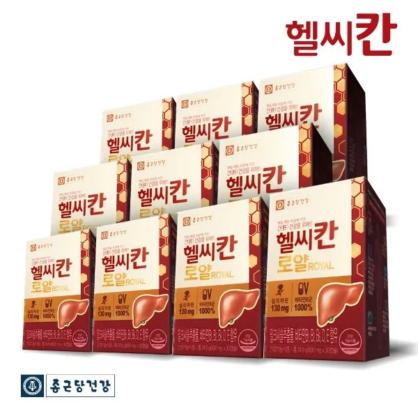 종근당건강 헬씨칸 로얄 밀크시슬, 30정, 10개