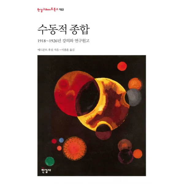 수동적 종합:1918~1926년 강의와 연구원고, 한길사