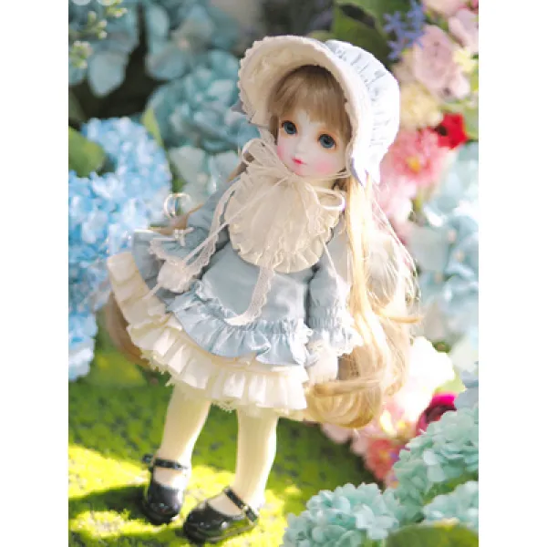 민쯔우 BJD SD 16여성 어린애 PIO 맹아 눈 선물, G；가방 함 옷 가발 신발 일반적이다