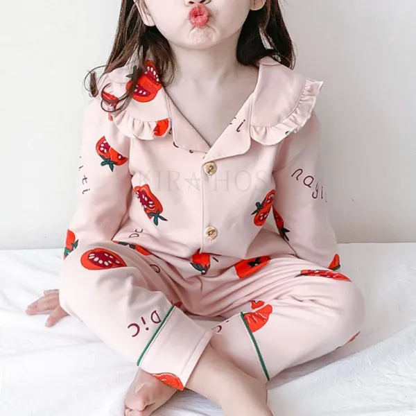 kirahosi 봄 2020신상 아동잠옷 실내복 여아 가을 홈웨어 94호+덧신증정 Fmlyjl5