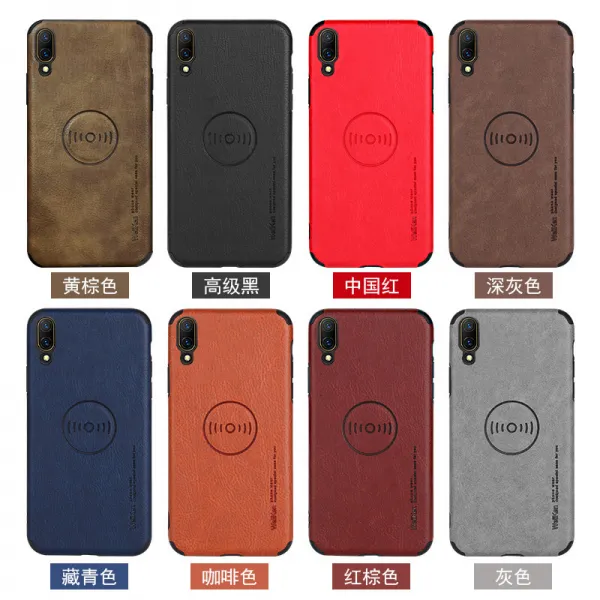 차량용시계 vivos6/s5/s1/s1pro차량용 자석흡인 핸드폰케이스 x23x27가죽 x30전면덮개 떨어트림방지 x21지문 고급 남성 x9/x20/x27/x9splus보호케, T14-부드러운 가죽 vivo x23환채버전 혹은연락 고객센터 비고 형색