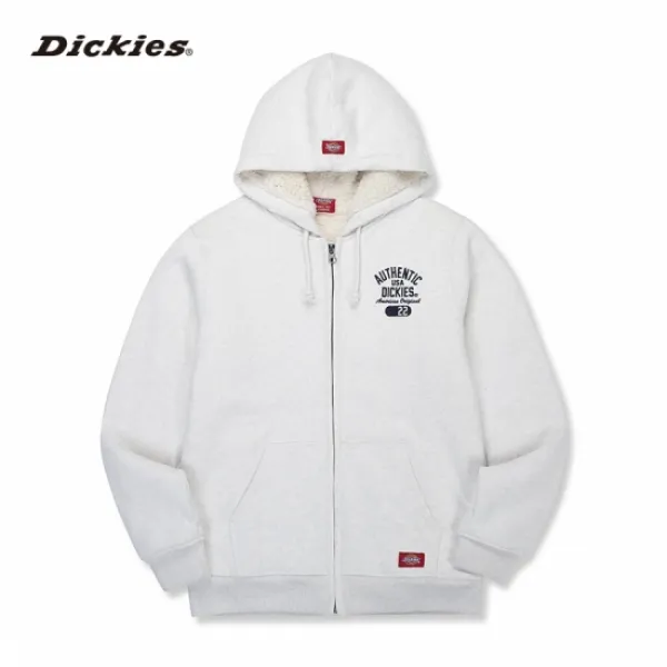 디키즈 313 쉘파 어센틱 로고 기모 후드 집업 Ob멜란지 Ydsm3utzu313