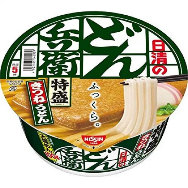 Nissin 닛신 Donbei 돈베이 서일본향 토쿠모리 키츠네 우동 130g x 12개, 1세트