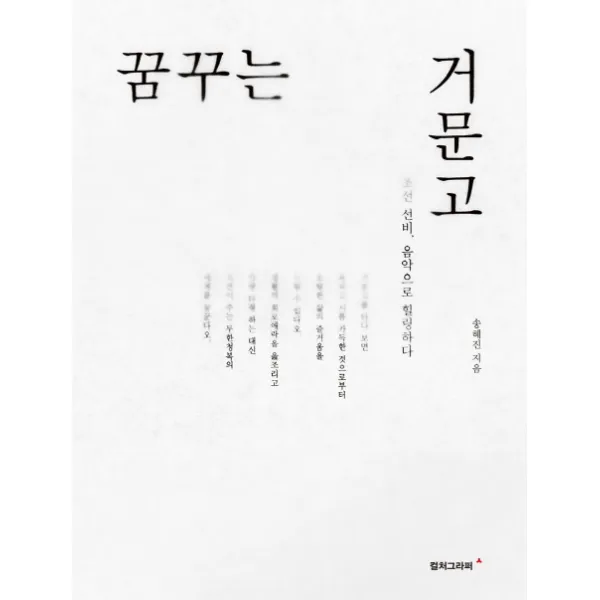 꿈꾸는 거문고:조선 선비 음악으로 힐링하다, 컬처그라퍼
