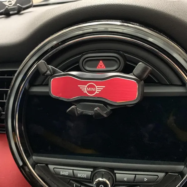BMW 미니 쿠폰 카폰 홀더 촌사람 전용 핸드폰 홀더 F556 네비게이션 핸드폰 홀더, MINI 스페셜 【1 브라켓】 레드