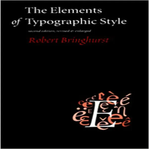 The Elements of Typographic Style 활자체 스타일의 요소, 1