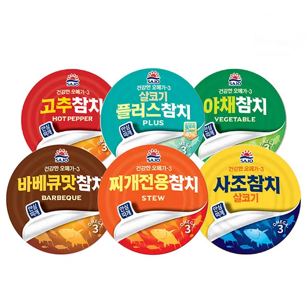 사조참치 살코기 안심따개, 100g, 12개