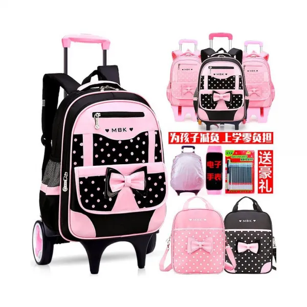 신학기 키즈 책가방 초등 학생 견인 schoolbag 여자
