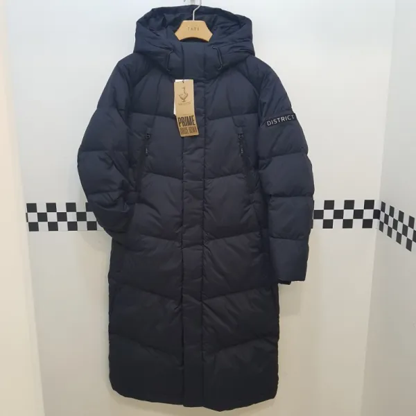 테이트 남녀공용 구스 롱롱다운 네이비 Ka8w0 Uih110