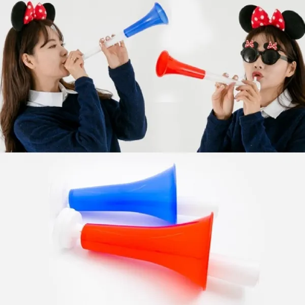 부부젤라 응원나팔(소) 응원도구 재미있는부부젤라 응원전용나팔 부부젤라나팔 소리가큰응원나팔 체육대회, 부부젤라응원나팔(소)블루:본상품색상선택