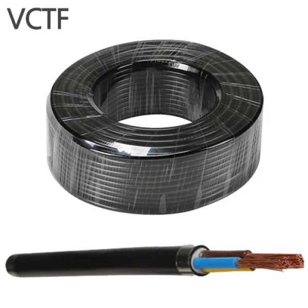 국산 VCTF 전선 블랙 0.75SQ 2C 3C 4C 50m 1롤, 2C (50M)