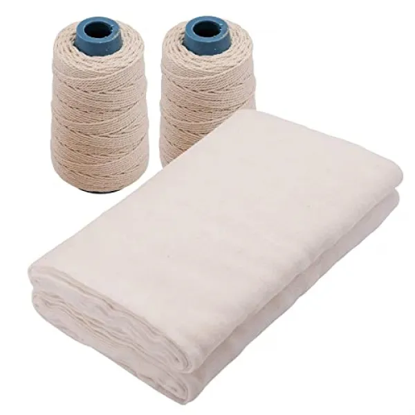 Suwimut CheeseCloth 및 요리 꼬기 50 10 야드 90 평방 피트 재사용 가능한 100 % 미 부피 얇은 웹 위브 니트 치즈 요리 빵 긴장, 본상품, 본상품