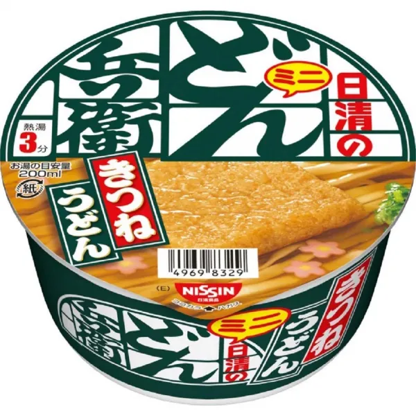 Nissin 닛신 Donbei 돈베이 동일본향 키츠네 우동 미니 42g x 12개, 1세트