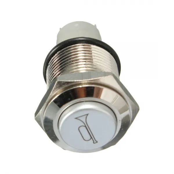 12V 16mm 자동차 LED 가벼운 일시적인 경적 단추 금속 스위치 푸시 버튼 빨간색