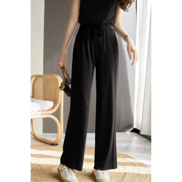 긴바지 노 와이드 루즈핏 일자 핏감 여름 청량 슬림핏 다리 롱 이타리 초산 Egkz44206