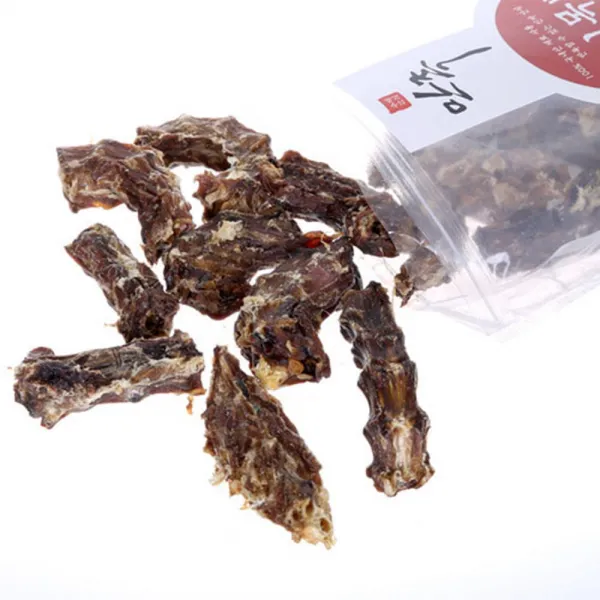 수제 개 영양 간식 오리목뼈 500g 강아지수제간식, 1개, 1개 만족 오리목뼈 500g