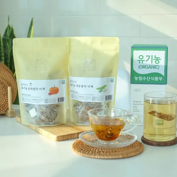 올바르다 국산 유기농 티백 전통차 50개입 무농약 국내산, 6) 유기농 표고버섯차 50티백