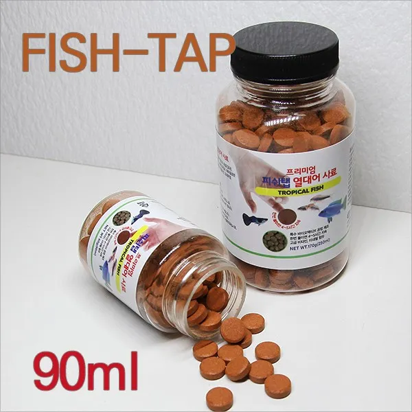 피쉬탭 피쉬탭 프리미엄 접착사료 90ml 60g 사료 1개 90ml