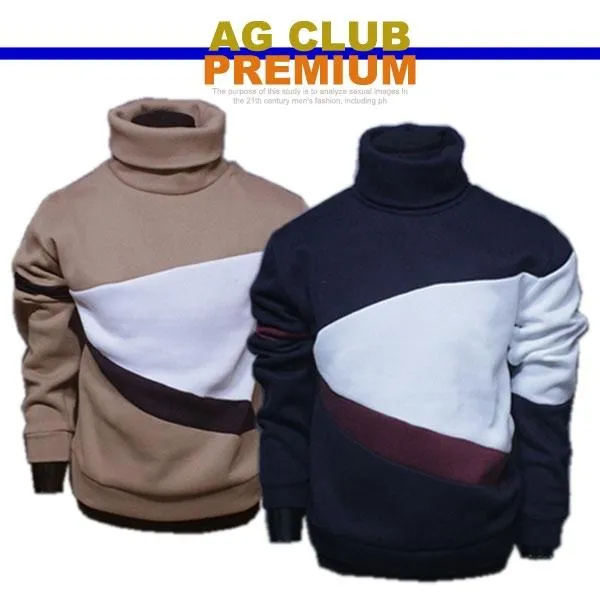 Qxu837468ag 트라이앵글 목폴라 폴라