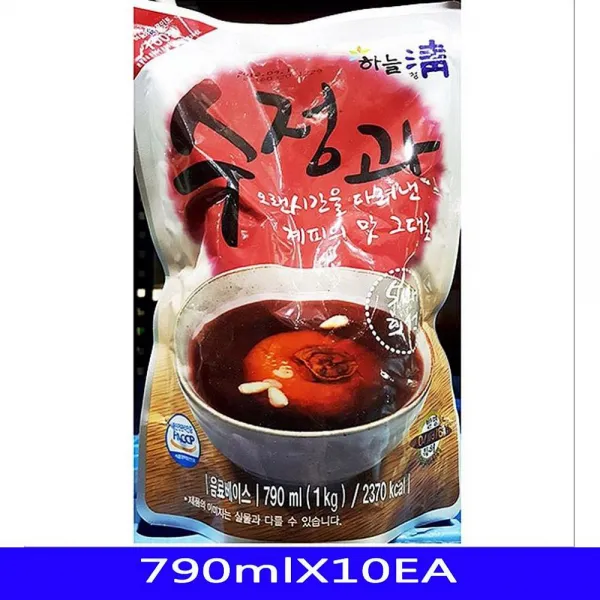엠마트 마시는차 수정과 음료원액 음료엑기스 세준 790mlX10, 1