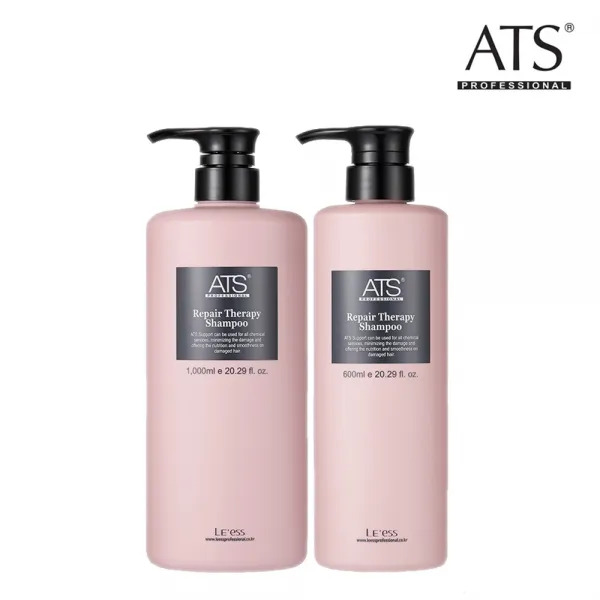 Ats 리페어테라피 극손상모 약산성 미용실 샴푸 1개 1000ml