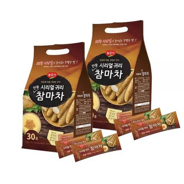 광야식품 뉴 시리얼 귀리 안동 참마차 스틱형 냉온차, 30포, 2개, 60개
