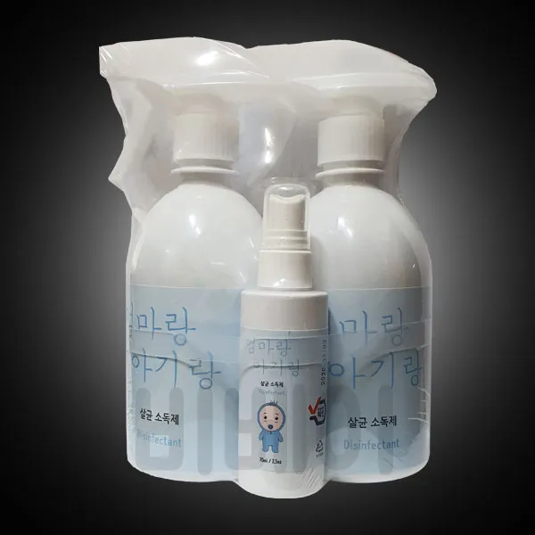 엄마랑 아기랑 살균소독제 500ml x 2개 + 70ml, 1개