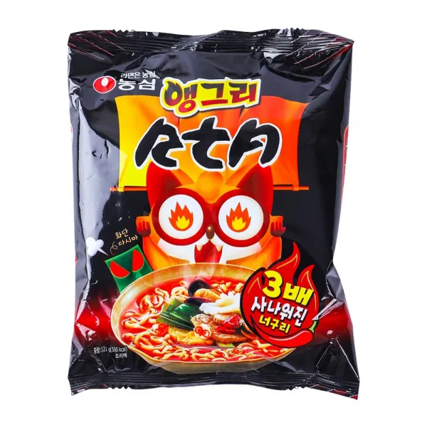 앵그리 너구리 RtA 121g X 12 사나워진 매운 라면, 단일상품