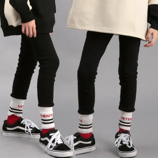 키키다이어리 주니어레깅스기모 겨울신상 주니어바지 초등여아쫄바지 Tw요꼬레깅스 레깅스