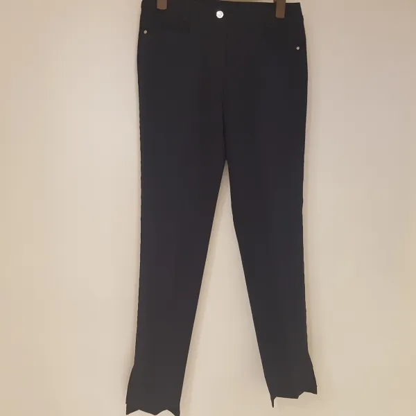 BTR 울산점 0940W 여자 봄 가을 바지 깔끔하고 밑단 엄벌란스 기본 아이탬, 블랙