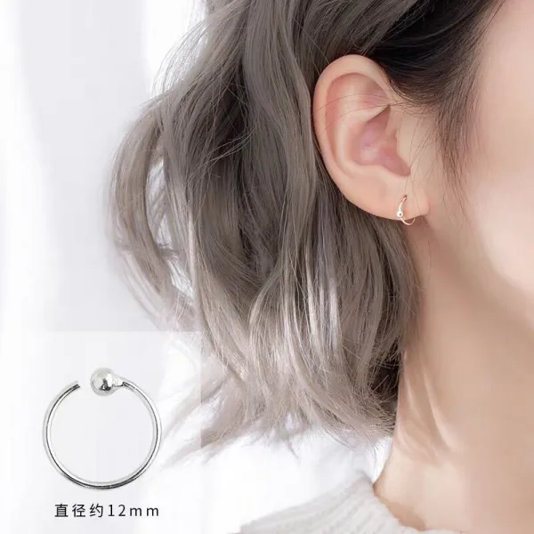알레르기 피어싱 옆 권 귀뼈못 은도금 기르기 귓구멍 숏 귓등뼈 고리 원터치