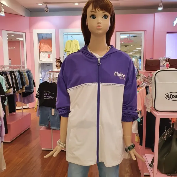 애플핑크 편해서자꾸입고싶은여름후드집업점퍼APF9Q302GSV 산보뉴코아