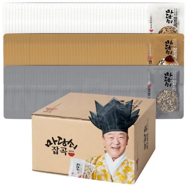 밀봉포장! 혼합12곡 밤혼합12곡 임현식 마당쇠 12곡혼합잡곡선물세트 50개 100개 밤혼합12곡_1세트 50팩 