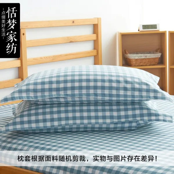 베개커버 패브릭제품 순면 한쌍 털갈이 두건 48 74cm학생 베게커버, C07-개똥벌레