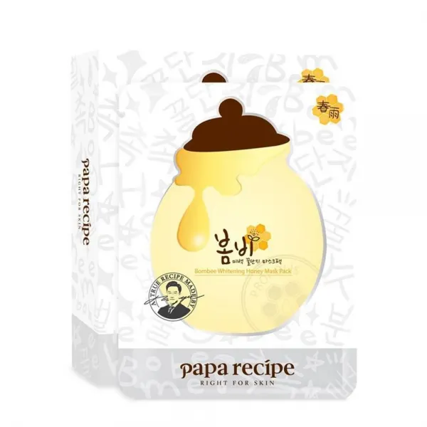 Papa 레시피 봄비 미백 허니 마스크 팩 Recipe Bombee Whitening Honey Mask Pack, 단일상품, 단일상품