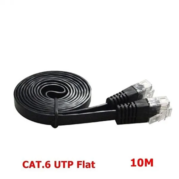 겡리욧˚만족할선택¡CAT.6 UTP 플랫 기가비트 NTS 블랙 랜케이블 WH2987 -10M쑬꾐PC케이블 LAN s8k-a♬, 감기조심클릭