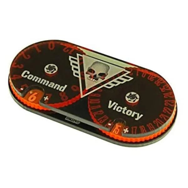 wh:kt 형광 주황색 및 반투명 회색과 호환되는 litko 명령 및 승점 추적기 PROD380005312, One Color