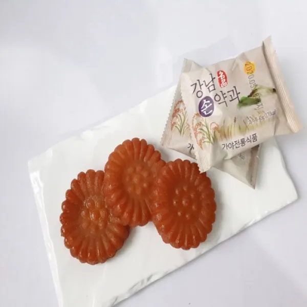 [오후의식탁] 강남손약과 20개 마약약과 탕비실필수품 전통주전부리 수제약과, 1세트