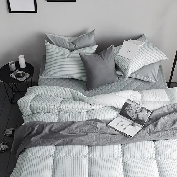  쉬즈홈 국내산 브리즈 순면 차렵이불 Q