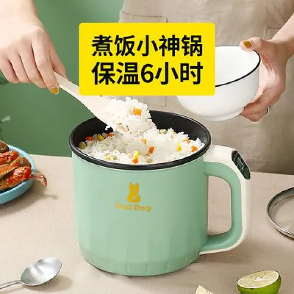 압력밥솥 전기밥솥 미니 1인용 3인용 6인용 10인용 소형 밥솥 1인 2인 미니 1인 소형 다목적 자동 밥솥 밥솥 숙소 전기찜솥, 01 선명하다그린(스마트 예약)