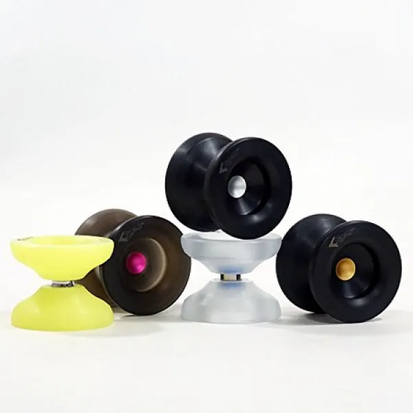 Zeekio Yoyo Vapor Machined Plastic Yo-Yo-무응답 반응 형 플레이를위한 여분의 베어링 장착 (Black Sil, 블랙 실버